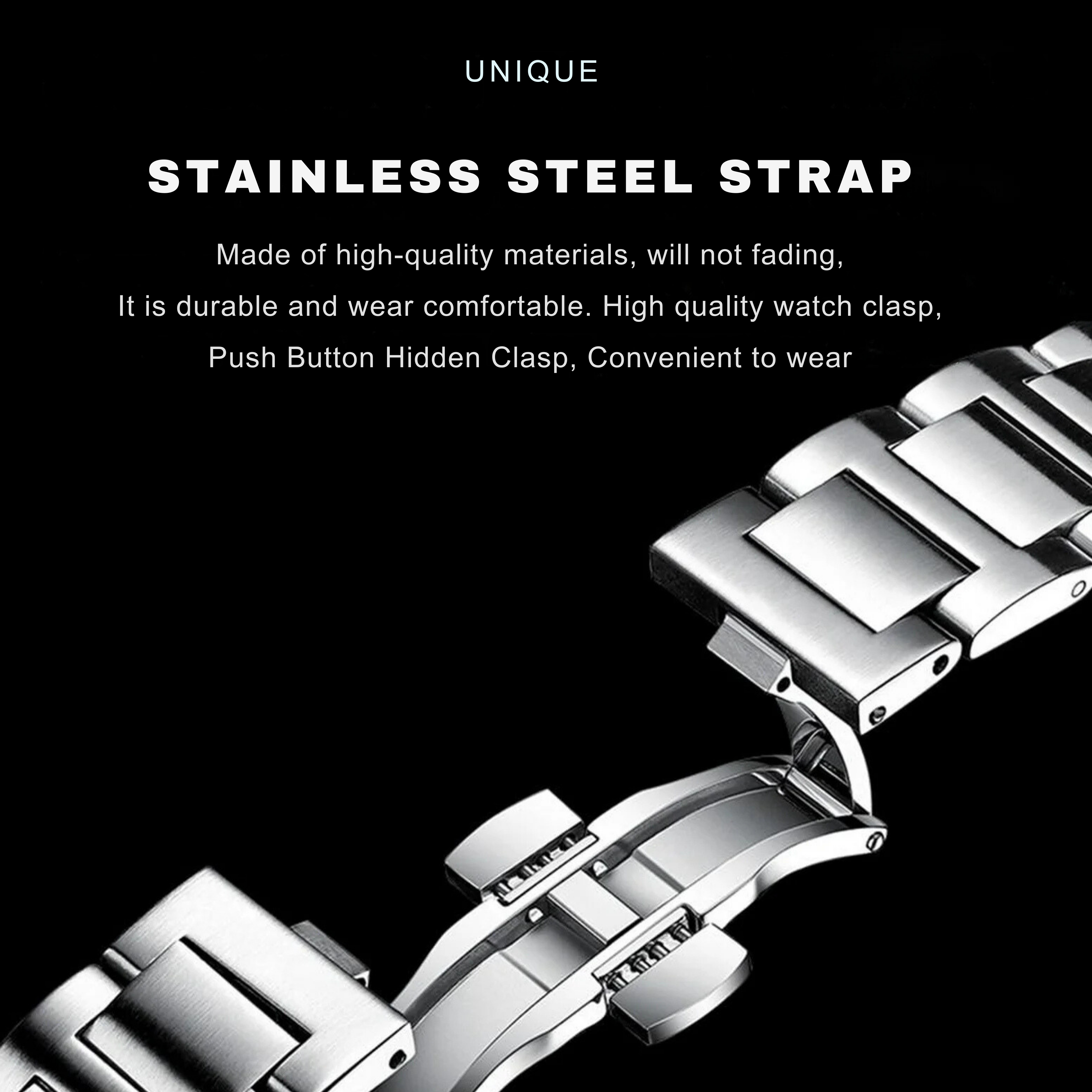 POEDAGAR Luxury Silver & Green Quartz Sports Watch for Men