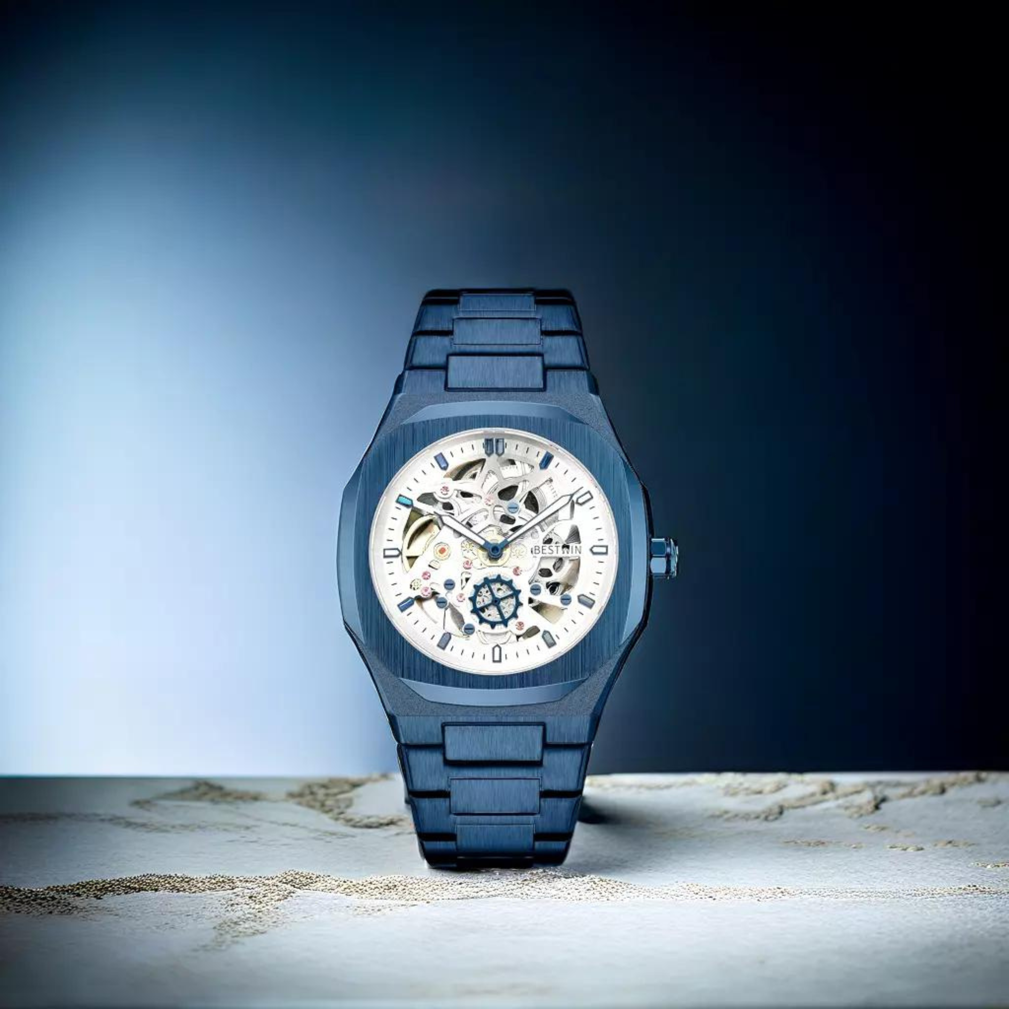 BESTWIN-SERIES Automatics White Dial Stainless Steel Strap Watch