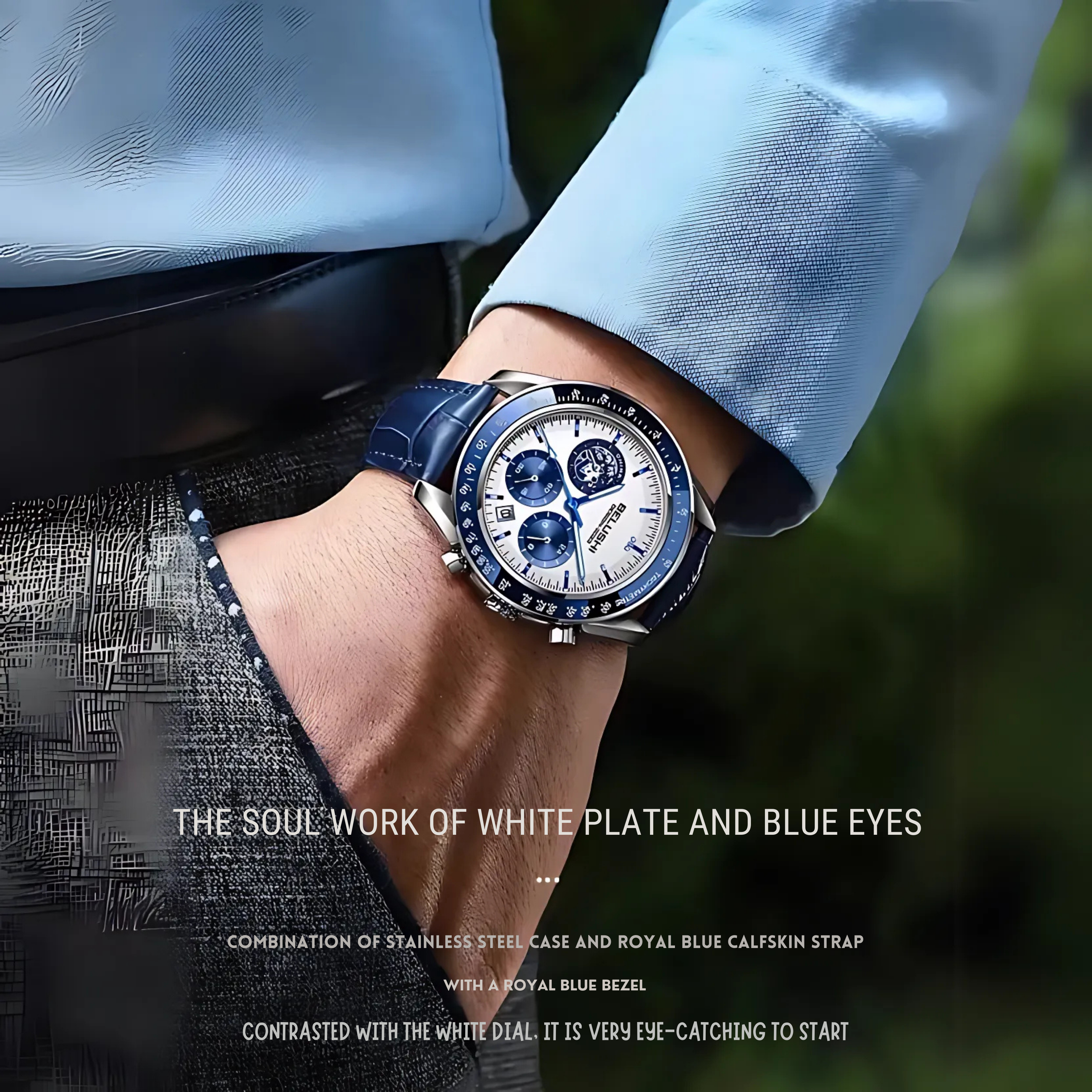 BELUSHI Analog Chronograph Military Watch - For Men